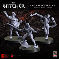 The Witcher RPG: Characters 1 - Geralt Yennefer Dandelion...