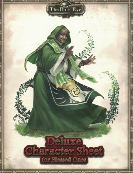 The Dark Eye RPG: Deluxe Character Sheets for Blessed Ones (EN)
