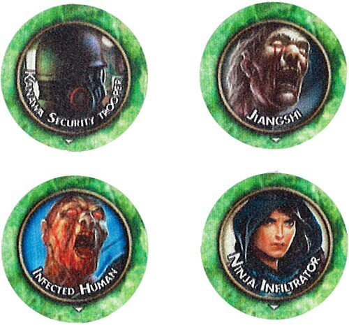 TORG Eternity RPG: Pan Pacifica Threats Tokens (EN)