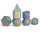 Behemoth Brushed Rainbow Polyhedral Dice Set