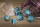 Draconis Brushed Blue Polyhedral Dice Set