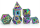 Hollow Wyvern RPG Dice Set Rainbow (7)