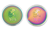 HYMGHO YES/NO Deluxe D2 coin Rainbow