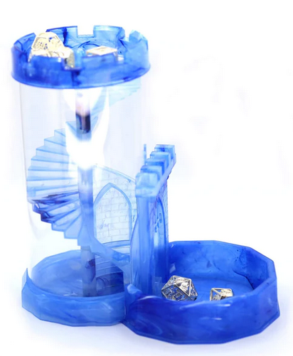 Magic Castle Dice Tower Blue