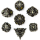 Demon Cage Hollow Dice Set Gunmetal (7)