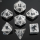 Dragons Hoard Gemstone Dice Set White Turquoise (7)