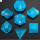 Dragons Hoard Gemstone Dice Set Sea Blue (7)