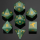 Dragons Hoard Gemstone Dice Set Green Aventurine (7)