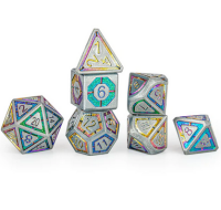 Gunmetal with Rainbow Chrome Inlay Leyline Solid Metal...