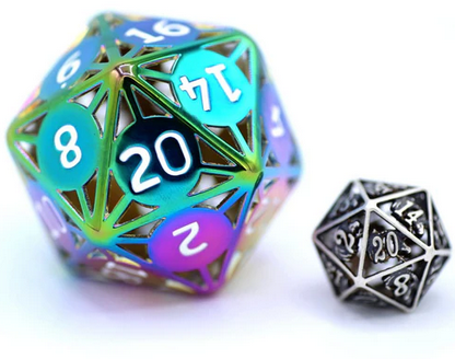 Classic Atomic Dice Giant Hollow Prism 55mm D20