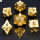 Morning Star Hollow Dice Shiny Gold (7)