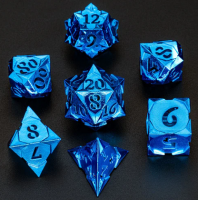 Morning Star Hollow Dice Shiny Blue (7)