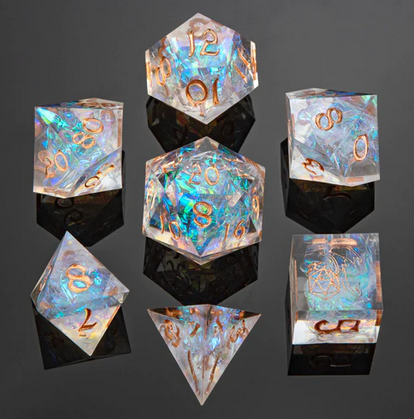 Captured Magic Hand Sanded Sharp Edge Resin Opal (7)