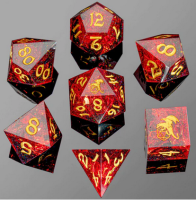 Captured Magic Hand Sanded Sharp Edge Resin Red (7)