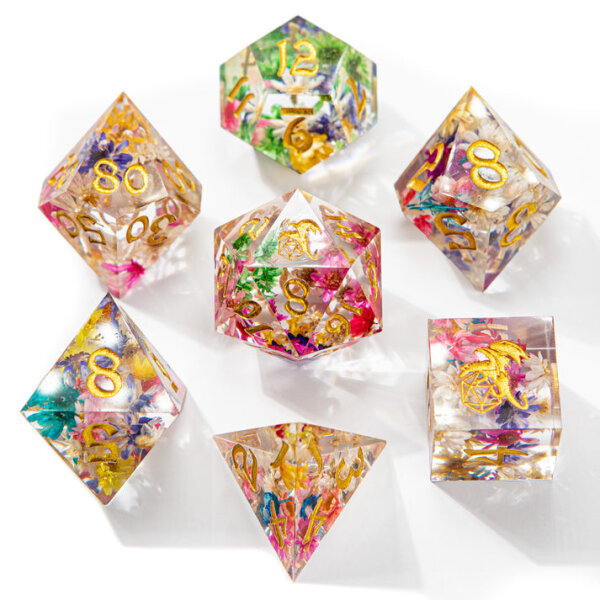 Essence of Spring Sharp Edge Dice Set (7)