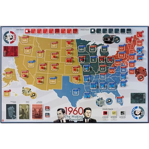 1960 - Making of the President: Mounted Map Set (EN)