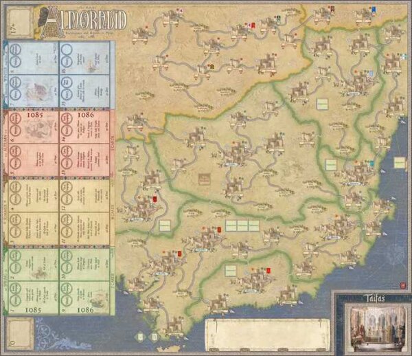 Almoravid: Reconquista and Riposte in Spain 1085-1086: Mounted Map Set (EN)