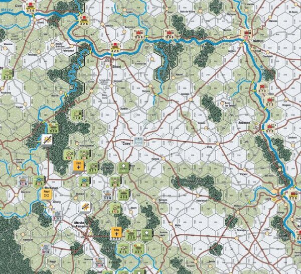 Ardennes 44: Mounted Map Reprint (EN)