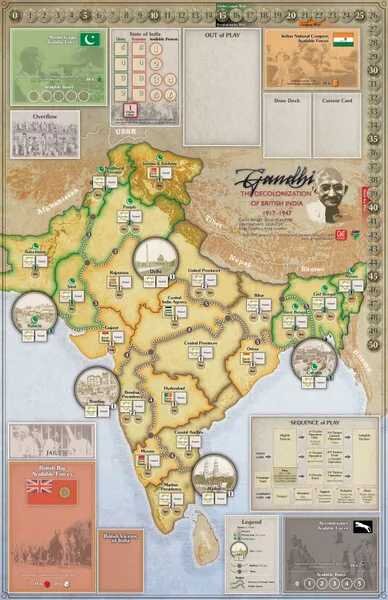 Gandhi Mounted Map Set (EN)