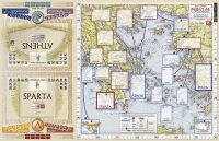 Pericles: The Peloponnesian Wars 460-400 BC: Mounted Map...