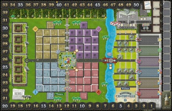 Welcome to Centerville: Mounted Map Set (EN)