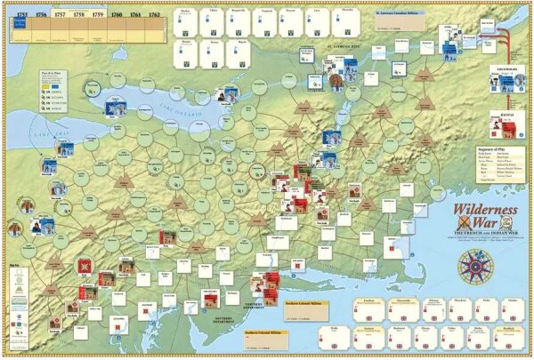 Wilderness War: Mounted Map Set (EN)