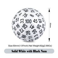 D100 Dice White