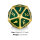 Metal D20 Spindown Counter Green & Gold