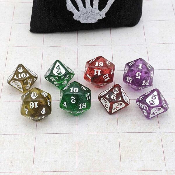 Eldritch Blast Dice Dark (8)
