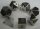 Metallic Dice Silver Color Solid Metal Polyhedral  (7)