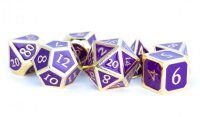 16mm Polyhedral Gold with Purple Enamel (7)