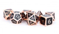 16mm Polyhedral Antique Copper with Black Enamel (7)