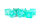 16mm Stardust Acrylic Poly Dice Set Turquoise (7)