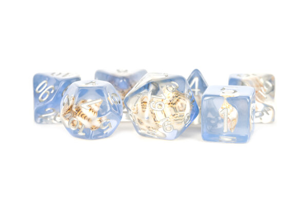 16mm Resin Poly Dice Set Sea Conch (7)