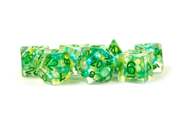 16mm Resin Pearl Dice Poly Set Sea Foam (7)