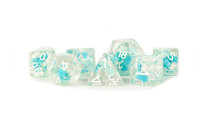 16mm Resin Poly Dice Set Snowflake (7)