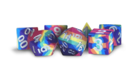 16mm Sharp Edge Silicone Rubber Poly Dice Set Rainbow (7)
