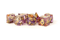 Aether Abstract Liquid Core Polyhedral Dice Set (7)