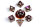 10mm Mini Stardust Acrylic Poly Dice Set Supervolcano (7)