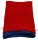 Red Velvet Dice Bag with Blue Satin Lining 6x8