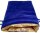 Dice Bag Blue Velvet Dice Bag with Gold Satin Lining 4x6