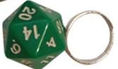 D20 Rings Adjustable Green Ring One Size Fits Most