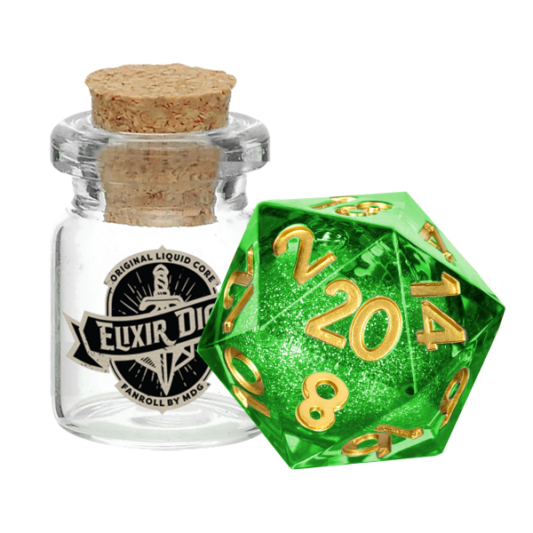 D20 Elixir Liquid Core Dice Aegis of Hope