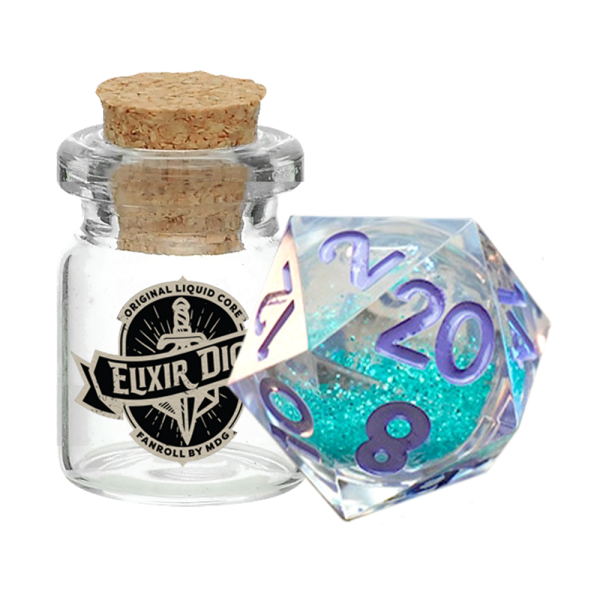 D20 Elixir Liquid Core Dice Disco Vibes