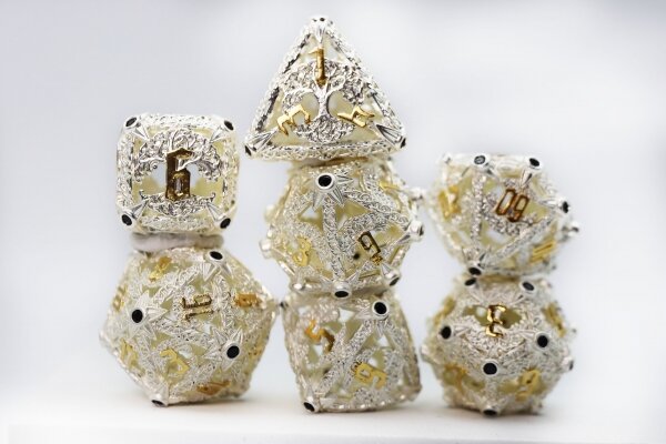 Tree of Mercy RPG: Hollow Metal Dice Set (7) (EN)