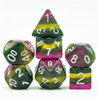 Poison Swamp RPG Dice Set (7)