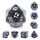 Clear Night Sky RPG Dice Set (7)
