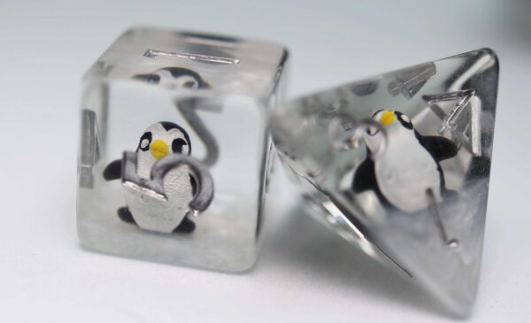 Baby Penguin RPG Dice Set (7)