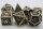 Bronze Dragon Hollow Metal RPG Dice Set (7)
