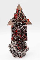 Vampiric Arrow Metal RPG Dice Set (7)